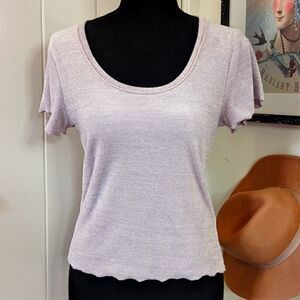 Abercrombie & Fitch Metallic Shirt 90s Y2K Nostalgiacore Light Academia Preppy K